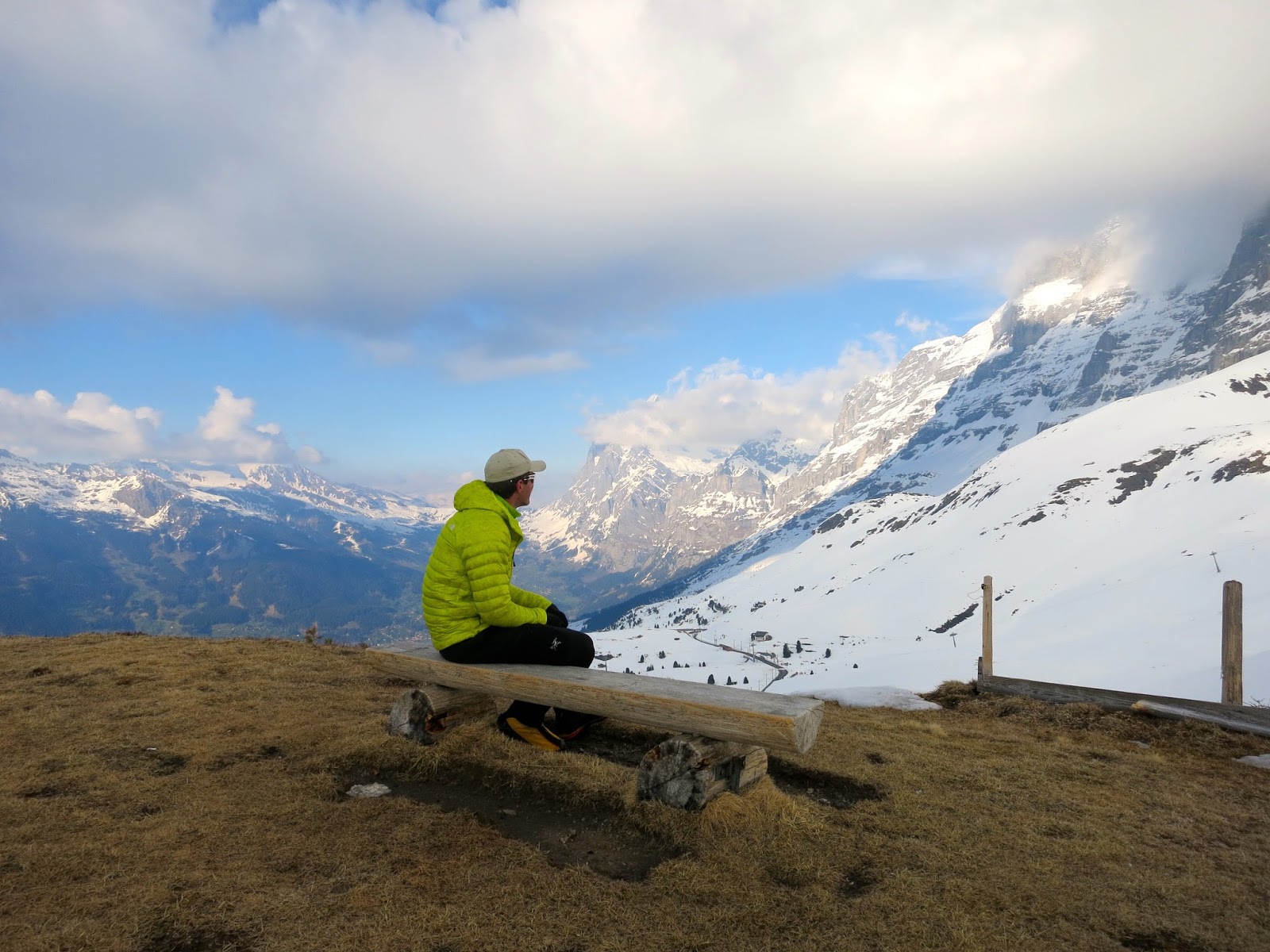 Approaching the Eiger north face
